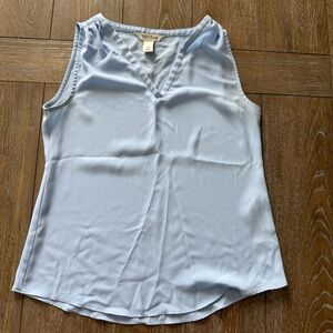 White House Black Market White Sleeveless Tank Top